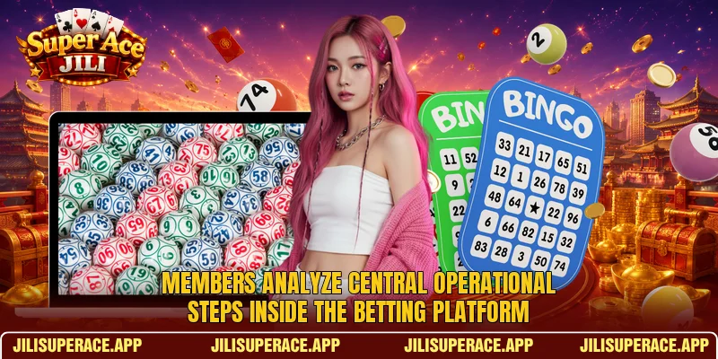 Members analyze central operational steps inside the betting platform Members analyze central operational steps inside the betting platform