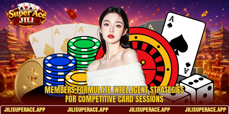 Members formulate intelligent strategies for competitive card sessions Members formulate intelligent strategies for competitive card sessions