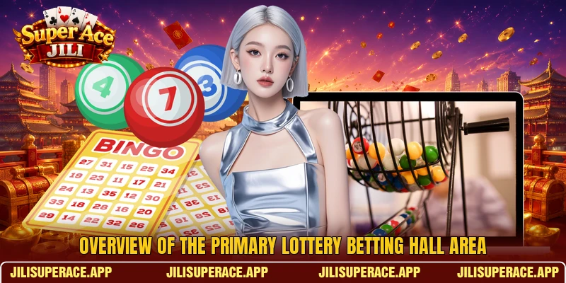 Overview of the primary lottery betting hall area