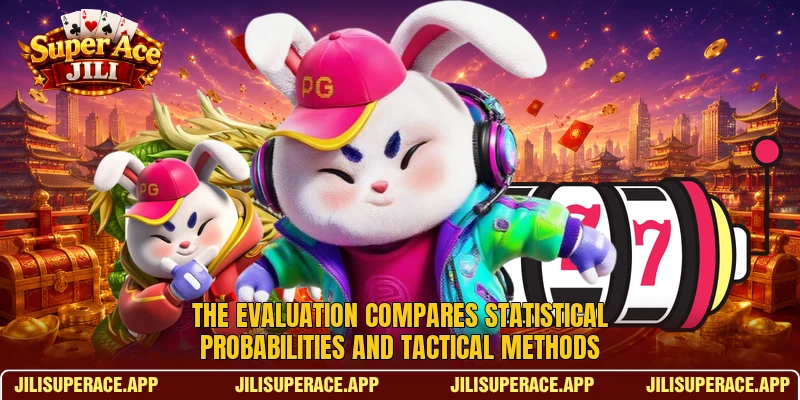 The evaluation compares statistical probabilities and tactical methods The evaluation compares statistical probabilities and tactical methods