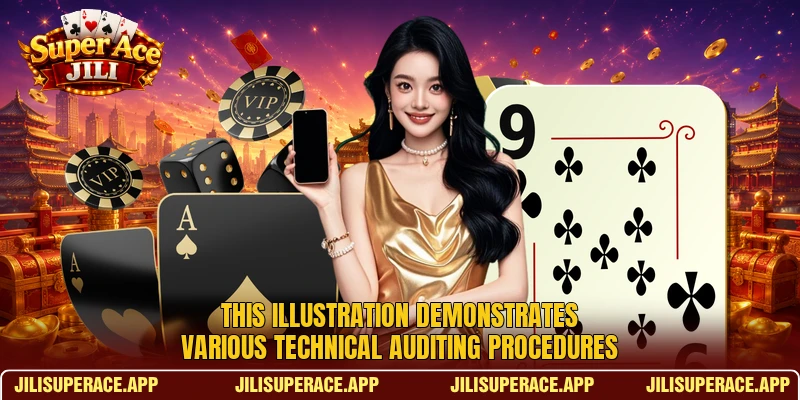 This illustration demonstrates various technical auditing procedures This illustration demonstrates various technical auditing procedures